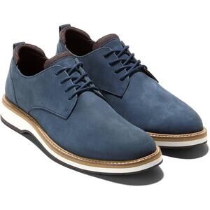NWT Cole Haan Men's Osborn Leather Derbys ,Blue- Size 9.5